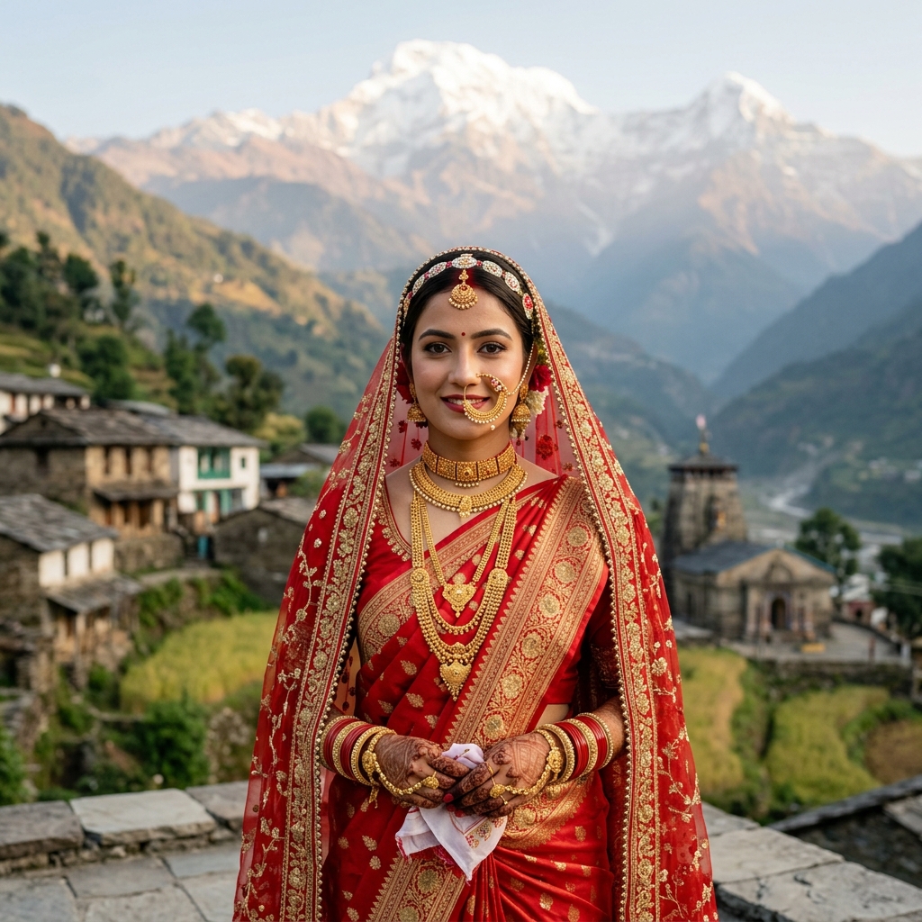 Pahadi Kumaoni Bridal